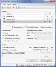 Hexonic PDF Split and Merge screenshot